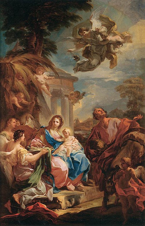 The Rest on the Flight into Egypt, 1740, Corrado Giaquinto