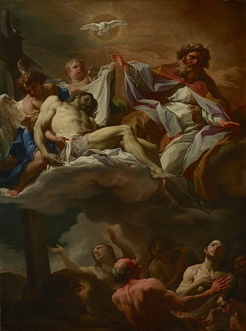 The Trinity with Souls in Purgatory, 1740, Corrado Giaquinto