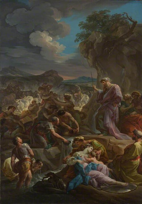 Moses striking the Rock, 1743, Corrado Giaquinto