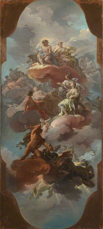 Apotheosis of the Spanish (?) Monarchy (?), 1751, Corrado Giaquinto