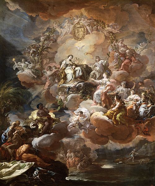Spain pays homage to Religion and to the Church, 1759, Corrado Giaquinto