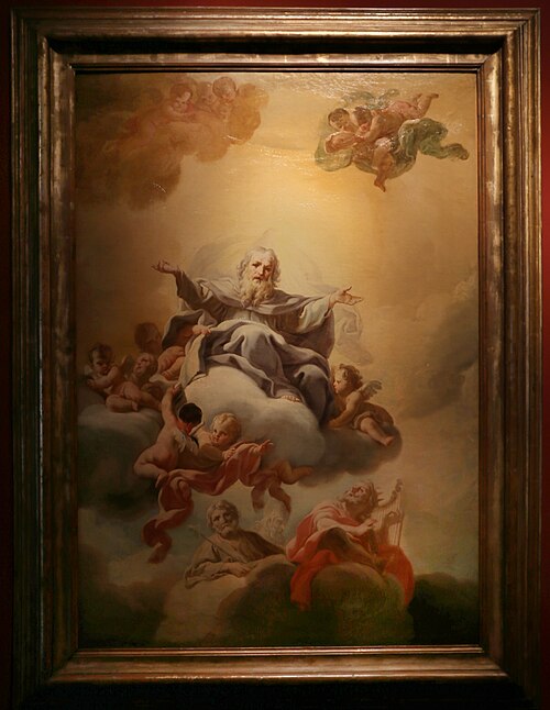 Dieu le Père dans les nuées, 1732, Corrado Giaquinto