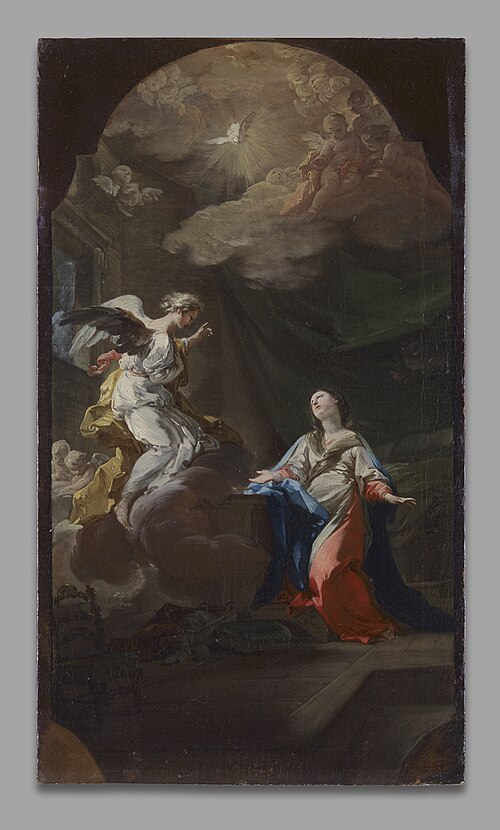 The Annunciation, 1753, Corrado Giaquinto