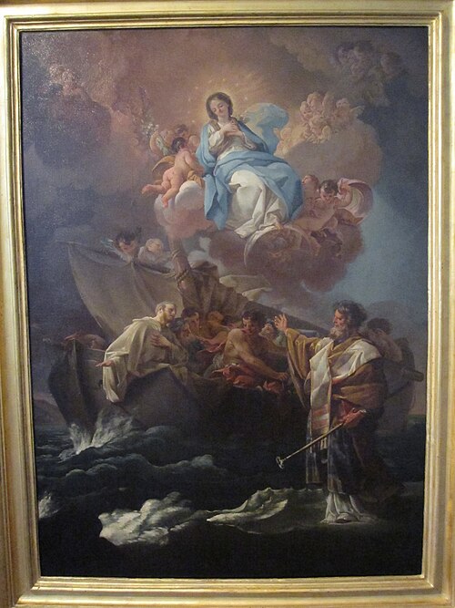 Saint Nicolas sauvant les naufragés, , Corrado Giaquinto