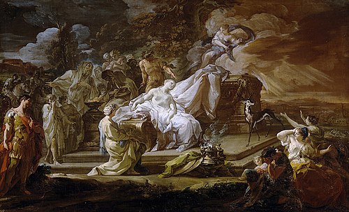 El sacrificio de Ifigenia, 1759, Corrado Giaquinto