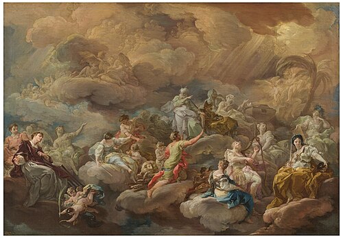Gloria de santos, 1755, Corrado Giaquinto