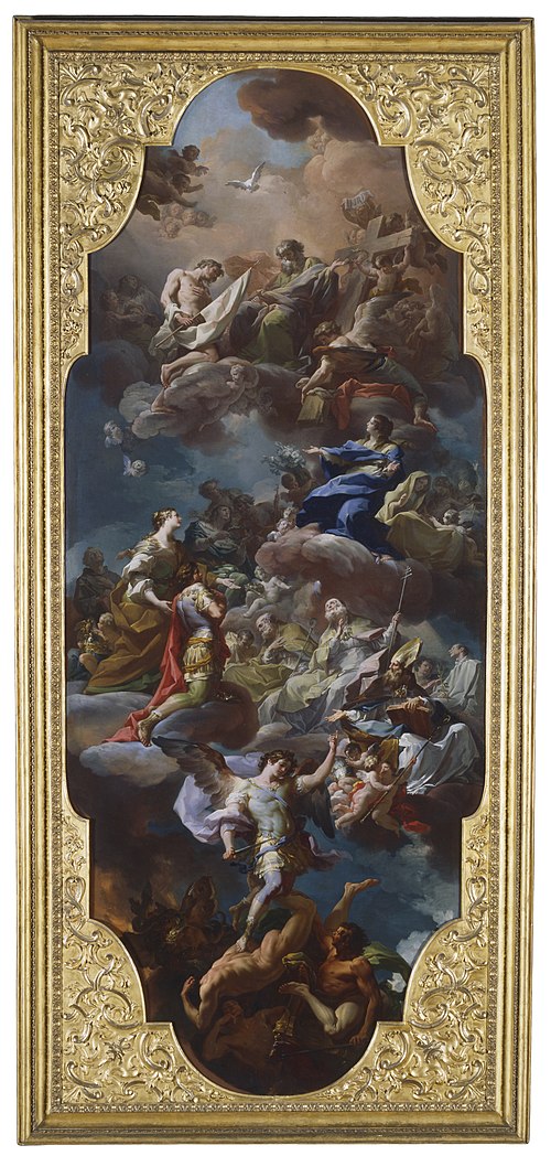 St. Helena and the Emperor Constantine Presented to..., 1741, Corrado Giaquinto