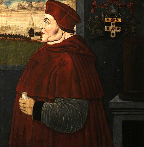 Cardinal Thomas Wolsey (c.1475–1530), Fellow (1497–1502), , Sampson Strong