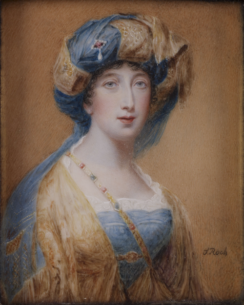 Portrait of Priscilla Bertie, 21st Baroness Willoughby de Eresby (1761-1828), 1815, Sampson Towgood Roch