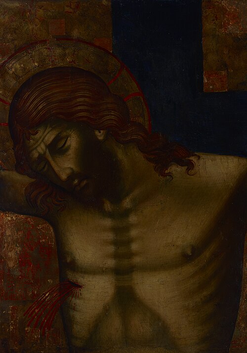 Crucifixion – Fragment of a Croce Dipinta, 1333, Paolo Veneziano
