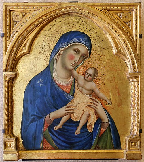 La Vierge et l'Enfant, 1350, Paolo Veneziano