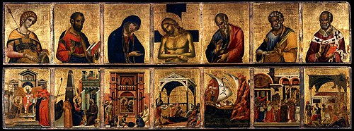 Pala feriale, 1345, Paolo Veneziano