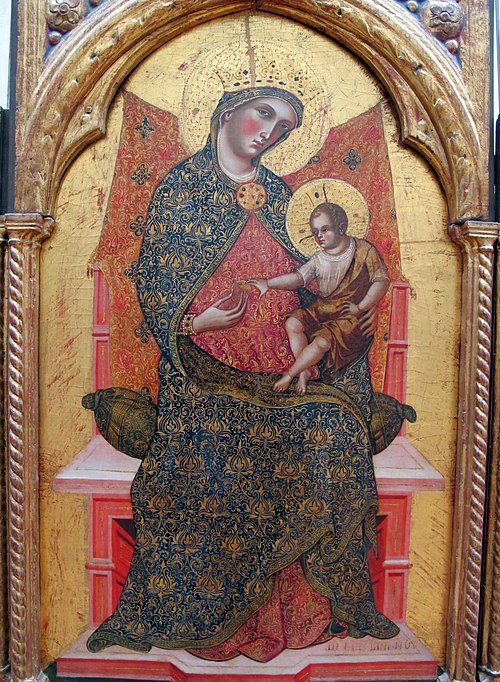 Madonna and Child, 1354, Paolo Veneziano