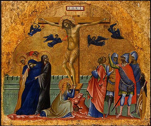 The Crucifixion, 1340, Paolo Veneziano
