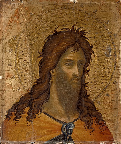 St. John the Baptist (fragment), 1350, Paolo Veneziano