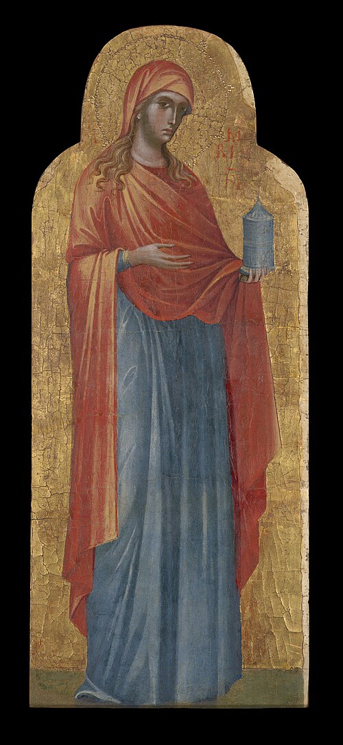 Saints Mary Magdalene and John the Baptist, 1350, Paolo Veneziano