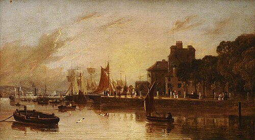 View of Southampton from near the Baths, , Samuel Austin