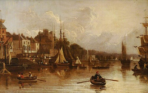 View of Southampton from the End of the New Pier, , Samuel Austin