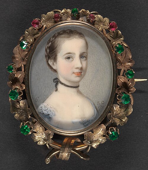 Portrait of a Young Girl, 1757, Samuel Collins
