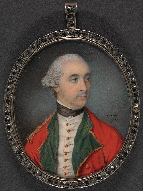 Portrait of an Infantry Officer, 1767, Samuel Cotes