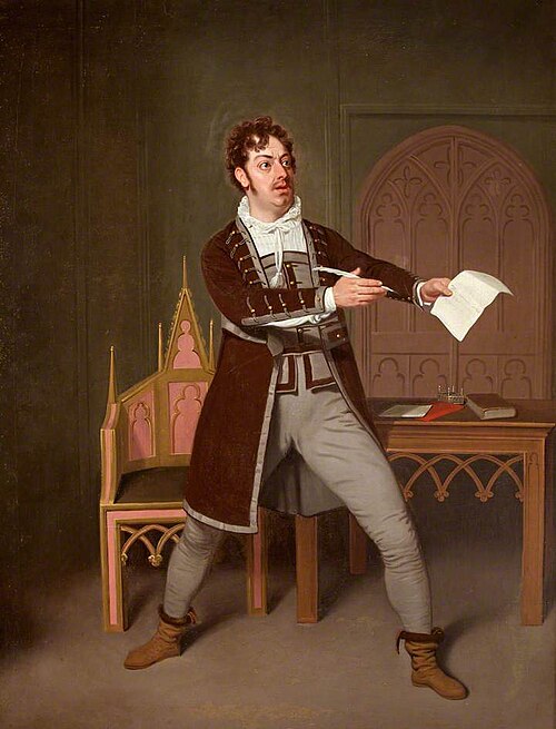 Charles Farley as Francisco in 'A Tale of Mystery' by Thomas Holcroft, 1802, Samuel De Wilde