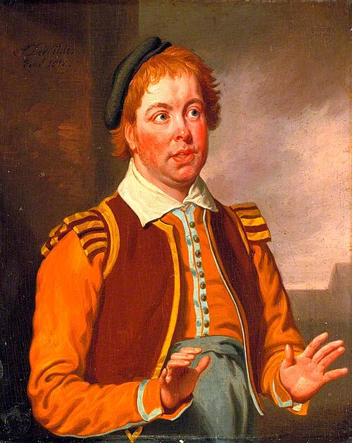 John Liston (c.1776–1846), as Pompey in 'Measure for Measure' by William Shakespeare, 1812, Samuel De Wilde