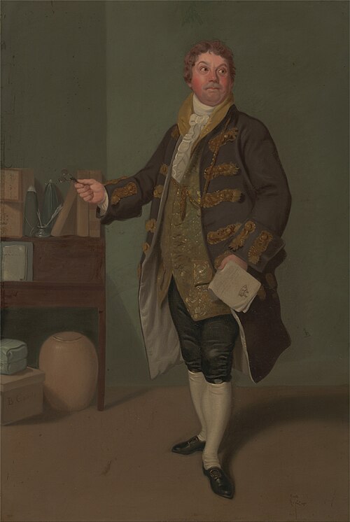 John Quick as Tony Allspice, 1796, Samuel De Wilde