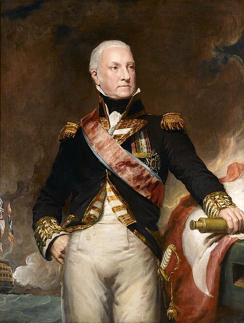 Admiral Edward Pellew (1757–1833), 1st Viscount Exmouth, 1816, Samuel Drummond