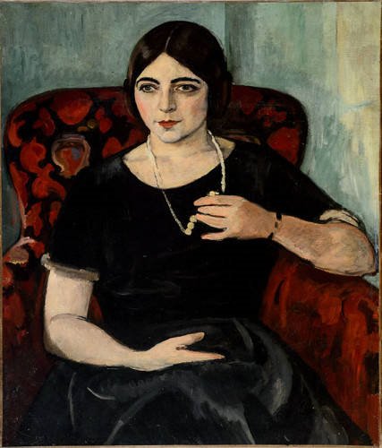 Portrait of Edith Gregor Halpert, 1928, Samuel Halpert