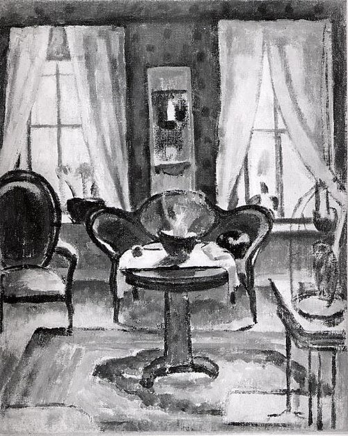 Interior, 1917, Samuel Halpert
