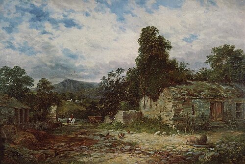 Cymmer Abbey, near Dolgellau, 1880, Samuel Henry Baker