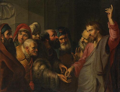 Der Zinsgroschen. Nach Peter Paul Rubens, 1630, Samuel Hoffmann