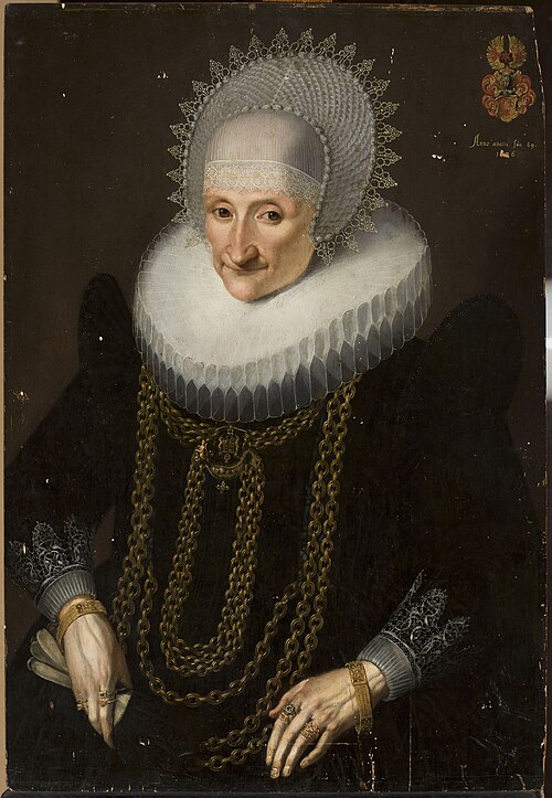 Portrait de femme âgée de 69 ans., 1636, Samuel Hoffmann