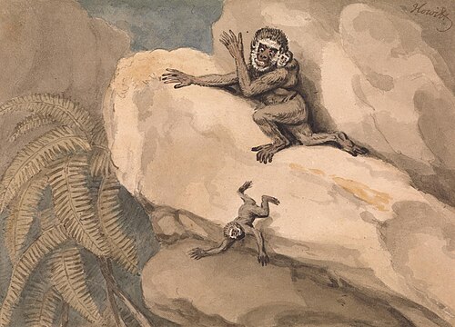 A Monkey and Young, 1799, William-Samuel Howitt