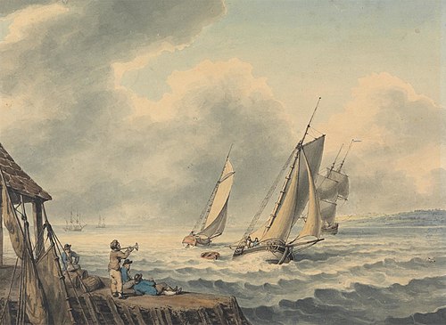 A Seascape, , William-Samuel Howitt