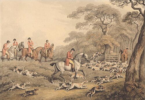 Foxhunting: Going to Cover, , William-Samuel Howitt