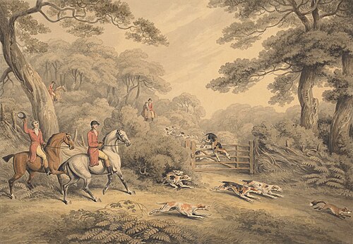 Foxhunting: Breaking Cover, , William-Samuel Howitt