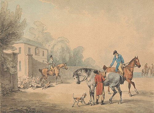 Going out of Kennel, , Samuel Howitt