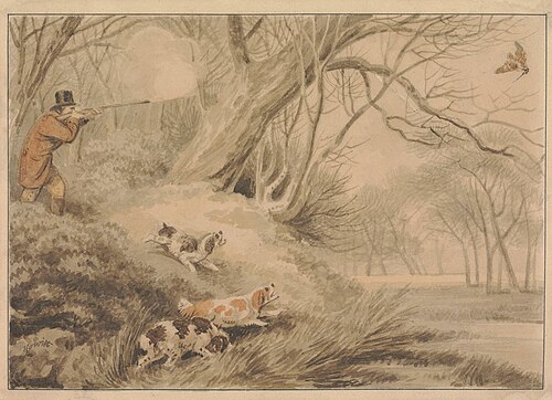 Woodcock Shooting, , Samuel Howitt