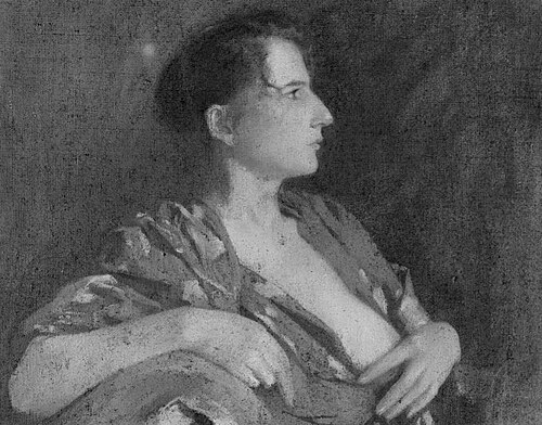 The Lilac Kimono, 1897, Samuel Isham