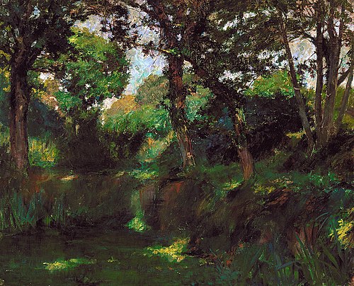 Wooded Landscape, 1884, Samuel Isham