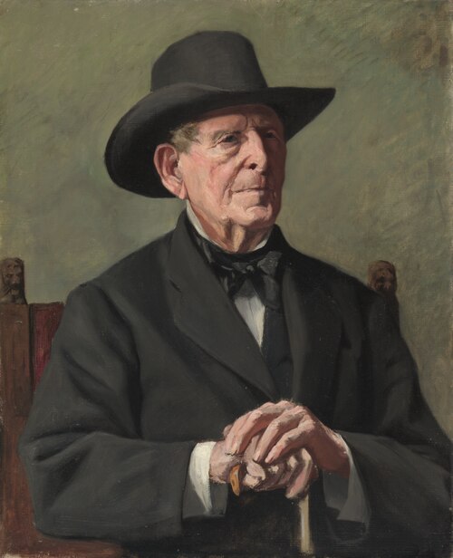 Portrait of an "Old Sea Captain", 1849, Samuel Isham
