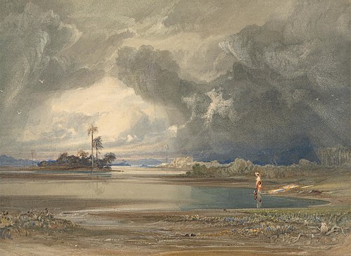 Romantic Landscape, 1830, Samuel Jackson