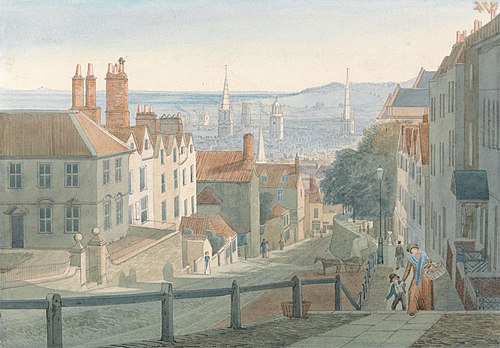 St. Michael's Hill, Bristol, 1824, Samuel Jackson