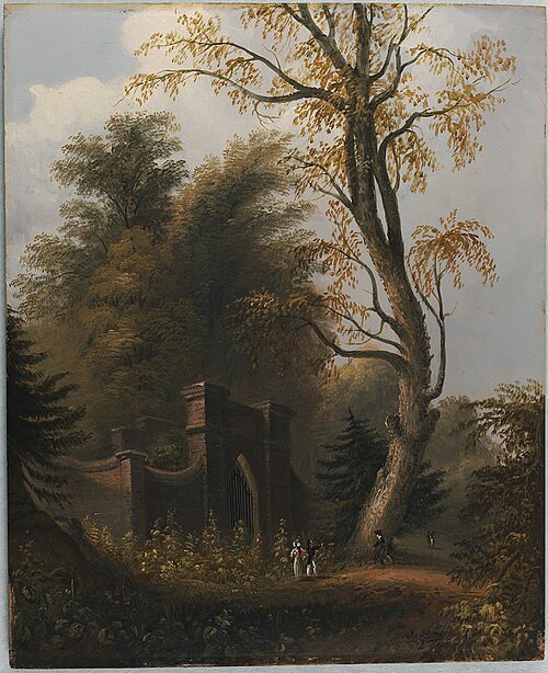 Washington's Tomb, 1839, Samuel Lancaster Gerry