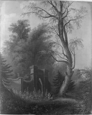 Washington's Tomb., 1839, Samuel Lancaster Gerry
