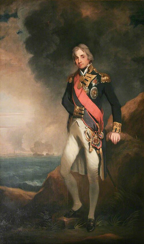 Horatio, Lord Nelson (1758–1805) (after John Hoppner), 1806, Samuel Lane