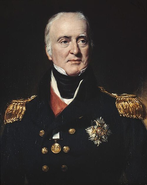Admiral Sir Pulteney Malcolm, 1768 - 1838. Sailor, 1835, Samuel Lane