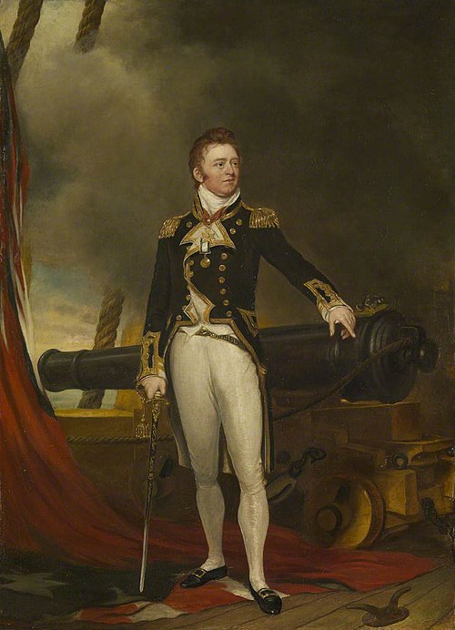 Captain Sir Philip Bowes Vere Broke, 1776-1841, 1776, Samuel Lane