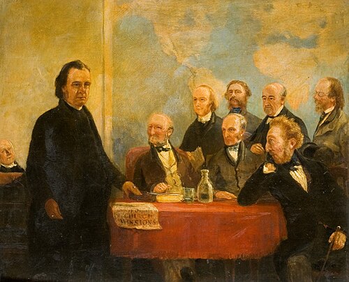 A Missionary Meeting at Hitchin, 1845, Samuel Lucas